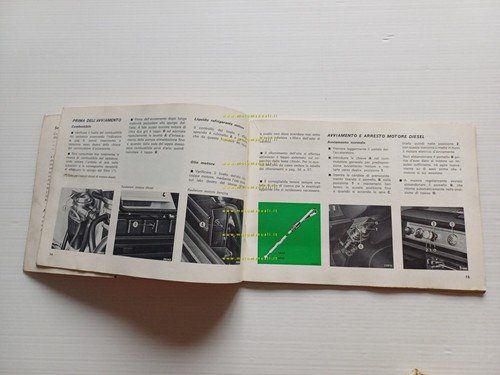 Fiat 242 furgone 1975 manuale uso manutenzione originale italiano