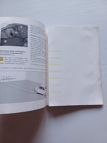 Fiat 500 - 500 L 1969 manuale uso manutenzione libretto …