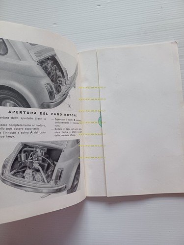 FIAT 500 110F 1965 Manuale Uso Manutenzione Libretto Istruzioni originale
