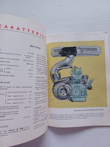 FIAT 500 110F 1965 Manuale Uso Manutenzione Libretto Istruzioni originale
