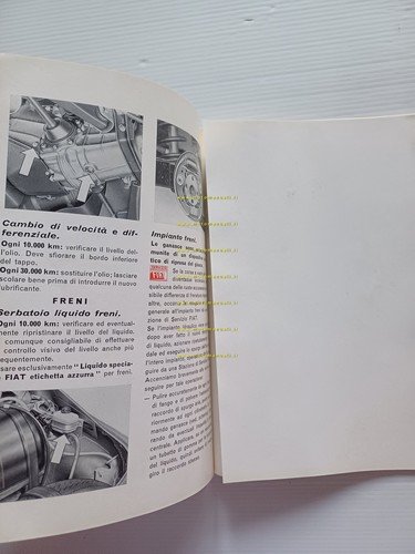 FIAT 500 110F 1965 Manuale Uso Manutenzione Libretto Istruzioni originale