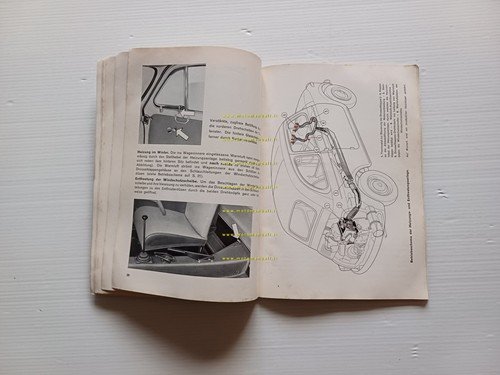 FIAT 500 Berlina Trasformabile Sport 1959 manuale uso libretto originale …