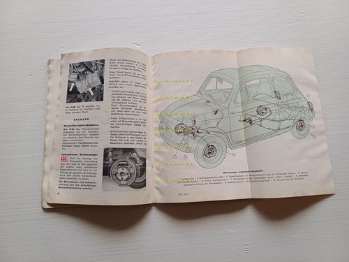 FIAT 500 D 1964 Manuale Uso Manutenzione Libretto Istruzioni originale …