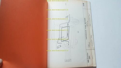 Fiat 500 Giardiniera 120 F 1965 catalogo ricambi carrozzeria originale