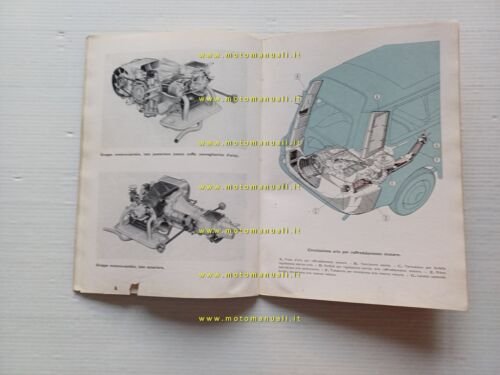 FIAT 500 Giardiniera 1960 Manuale Uso Manutenzione Libretto Istruzioni originale