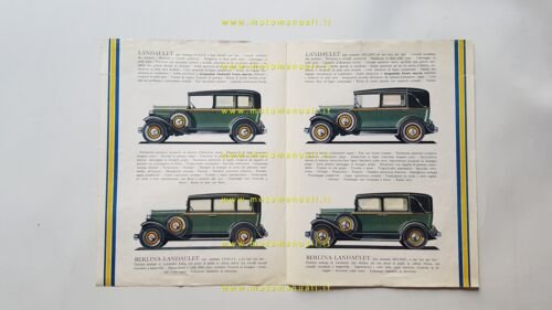 Fiat 515 Taxi 1932 depliant originale