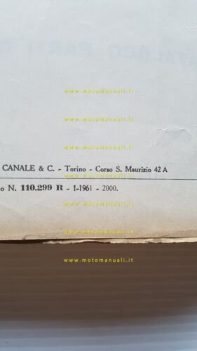 FIAT 600 - Multipla -Taxi 1961 catalogo ricambi MOTORE originale …