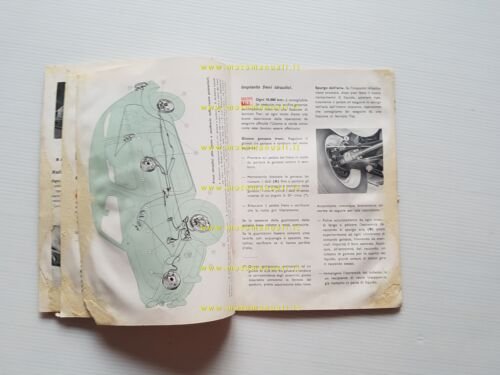 FIAT 600 1959 Manuale Uso Manutenzione Libretto Istruzioni originale