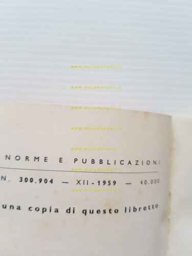 FIAT 600 1959 Manuale Uso Manutenzione Libretto Istruzioni originale