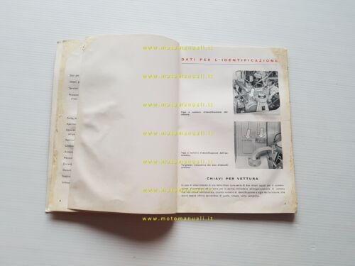 FIAT 600 1959 Manuale Uso Manutenzione Libretto Istruzioni originale