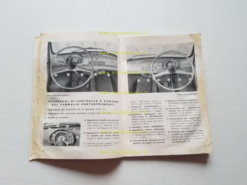 FIAT 600 1959 Manuale Uso Manutenzione Libretto Istruzioni originale