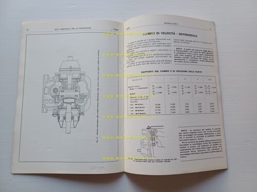 Fiat 600 D 1969 manuale officina caratteristiche tecniche dati riparazione