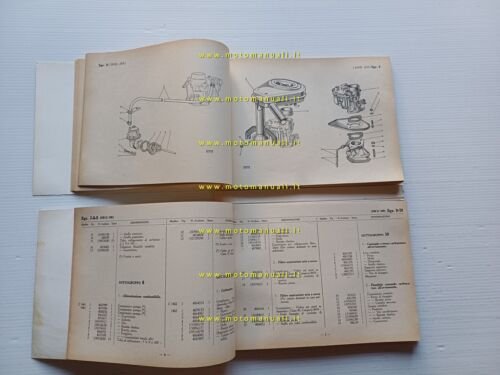 FIAT 600 D-Multipla-Furgone 1961 catalogo ricambi MOTORE no carrozzeria
