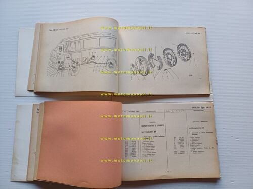 FIAT 600 D-Multipla-Furgone 1961 catalogo ricambi MOTORE no carrozzeria