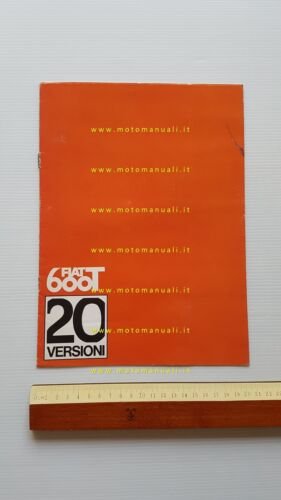FIAT 600 T 20 versioni depliant italiano originale anni 60