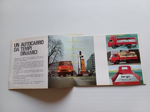Fiat 625 n autocarro depliant italiano originale