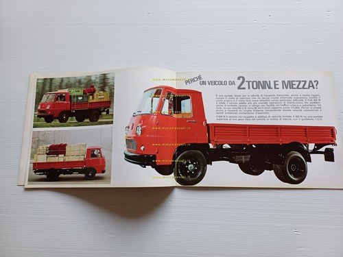 Fiat 625 n autocarro depliant italiano originale