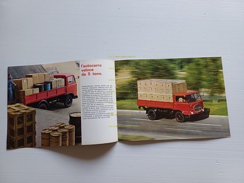 Fiat 650 n autocarro depliant italiano originale