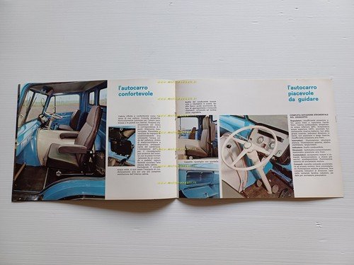 Fiat 650 n autocarro depliant italiano originale