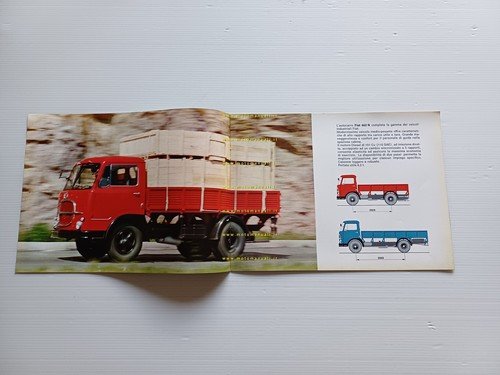 Fiat 662 n autocarro depliant italiano originale
