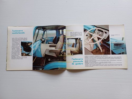 Fiat 662 n autocarro depliant italiano originale