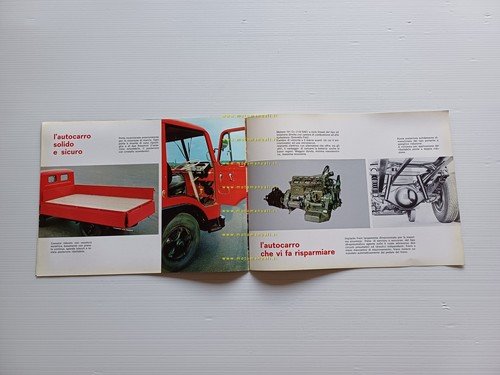 Fiat 662 n autocarro depliant italiano originale