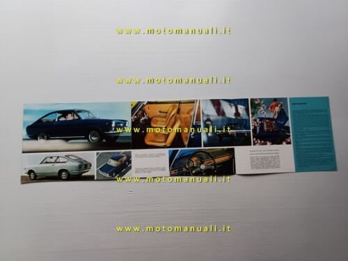 Fiat 850 Coup depliant originale italiano