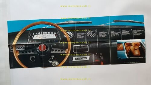 Fiat 850 Special depliant poster originale italiano