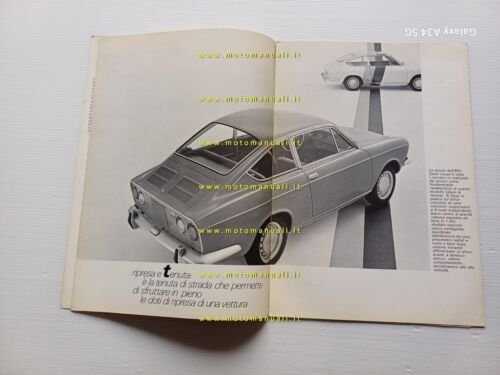 FIAT 850 Sport Coup depliant italiano originale