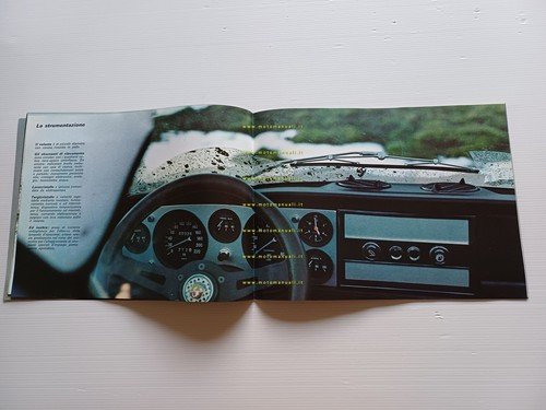 Fiat Abarth 124 Rally 1972 depliant italiano originale