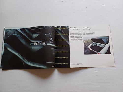 Fiat Abarth 124 Rally 1972 depliant italiano originale
