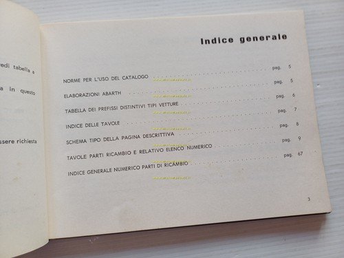 Fiat Abarth 850 TC Nurburgring - 1000 Berlina Corsa catalogo …