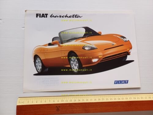 Fiat Barchetta spider 1995 depliant italiano originale