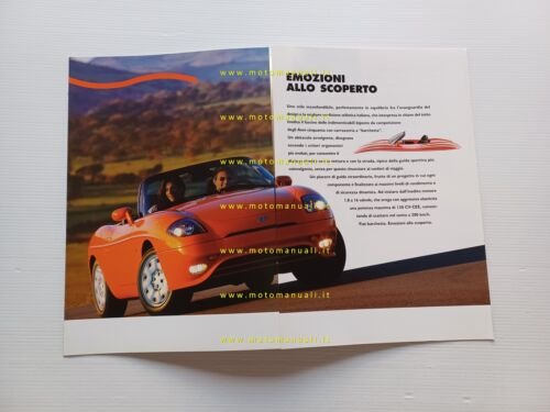 Fiat Barchetta spider 1995 depliant italiano originale