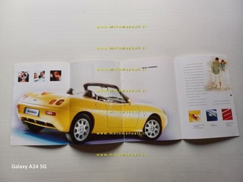 Fiat Barchetta spider 2001 depliant italiano originale