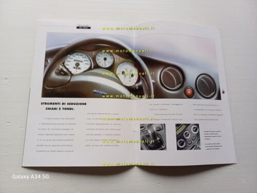 Fiat Barchetta spider 2001 depliant italiano originale