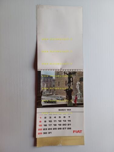 FIAT calendario 1964 italiano originale completo