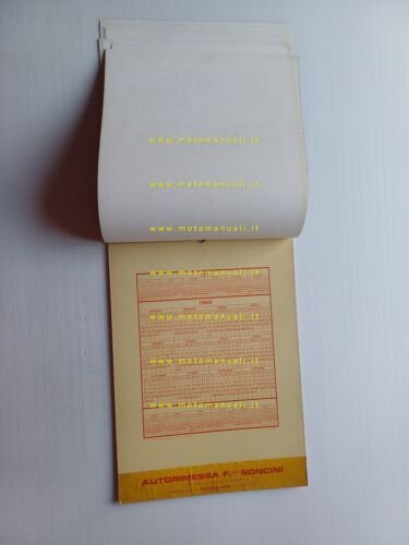 FIAT calendario 1968 italiano originale completo Dino