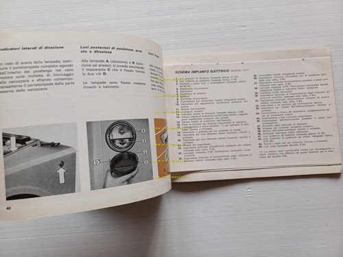 FIAT Campagnola 1107 A 1976 manuale uso manutenzione libretto originale