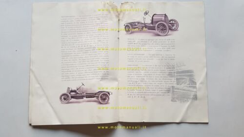 Fiat catalogo 1914 depliant originale italiano