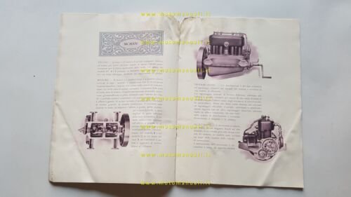 Fiat catalogo 1914 depliant originale italiano