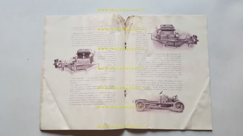 Fiat catalogo 1914 depliant originale italiano