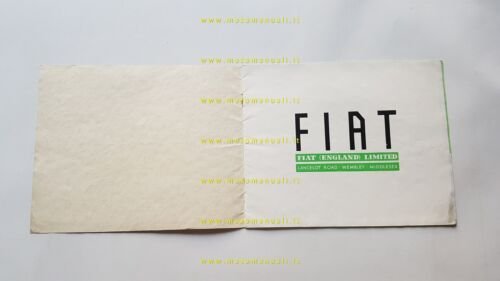 Fiat catalogo 1937 : 1500 - Balilla - Ardita - …