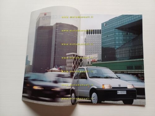 Fiat Cinquecento modelli 1994 depliant originale italiano