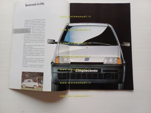 Fiat Cinquecento modelli 1994 depliant originale italiano