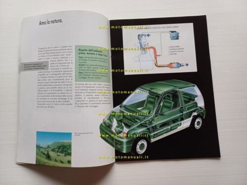 Fiat Cinquecento modelli 1994 depliant originale italiano