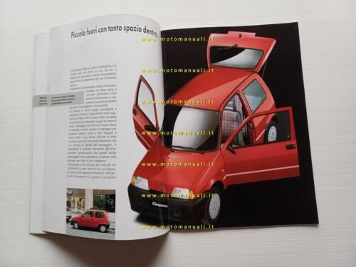 Fiat Cinquecento modelli 1994 depliant originale italiano