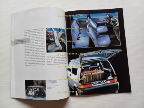Fiat Cinquecento modelli 1994 depliant originale italiano