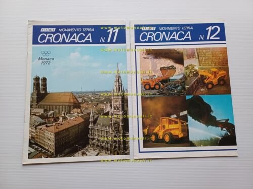 FIAT Cronaca 2 fascicoli n. 11 - n. 12 1972 …