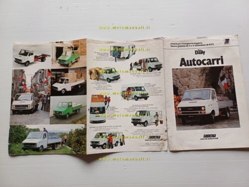 Fiat Daily autocarri 30.8-32.8-35.8-40.8 depliant originale italiano